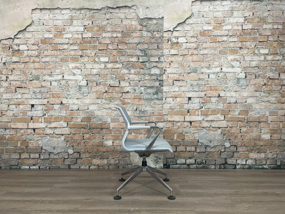 Vitra Unix Chair – White fabric | Antonio Citterio – Swivel chairs, Plastic, Textile (photo 8 of 15)
