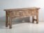 Antique carved console table in elm wood – China, circa 1930 – Iron (photo 9 of 40)