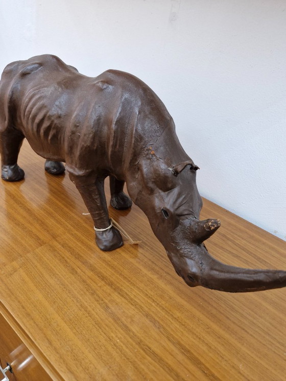 Image 1 of Rinoceronte in pelle vintage anni '70