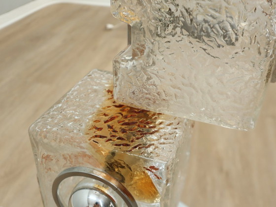 Image 1 of Lampada da terra in vetro cubico di Murano di Toni Zuccheri per VeArt, anni '70
