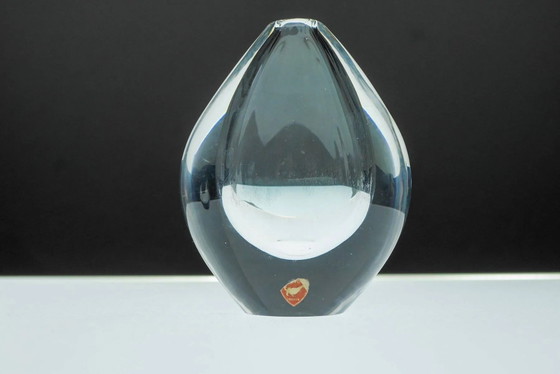 Image 1 of Crystal Lucid Drop Glass Vases by Sven Palmqvist for Orrefors, Sweden, 1950s, set of 3