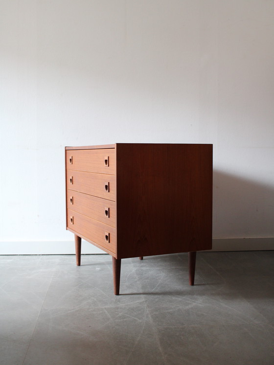 Image 1 of Vintage Danish teak chest of drawers