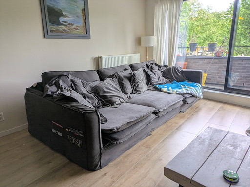 Großes, bequemes 3-Sitzer-Sofa - Dunkelgrau