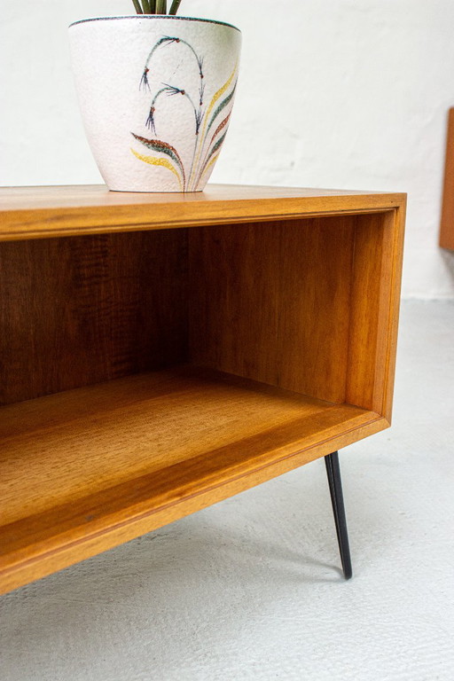 Vintage ladekast, dressoir, midden-eeuwse stijl (jaren 60), teak, walnoot – ladekasten, Wood (photo 2 of 8)