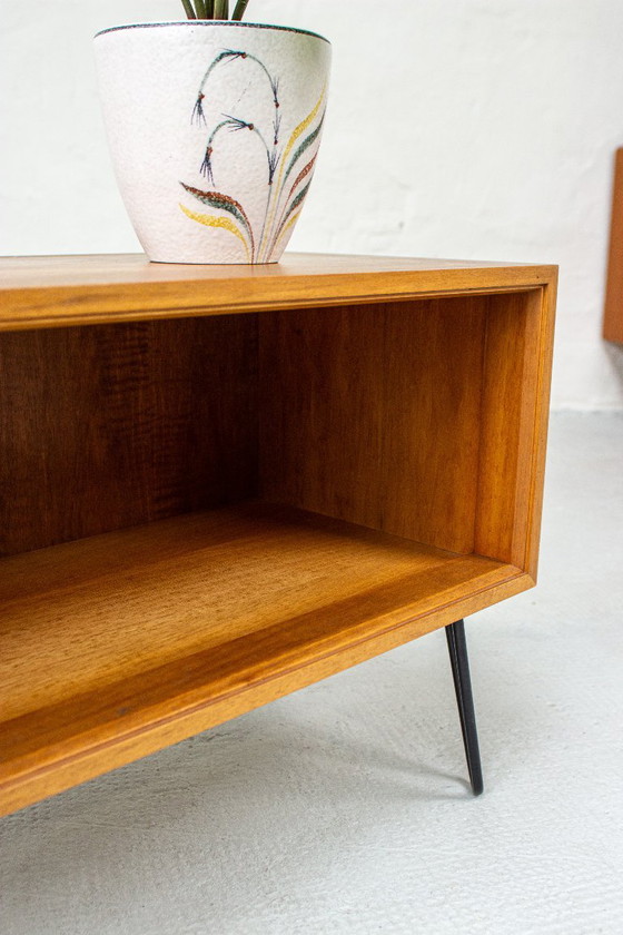 Vintage ladekast, dressoir, midden-eeuwse stijl (jaren 60), teak, walnoot – Franzmeyer Möbel, Ladekasten, Wood (photo 2 of 8)
