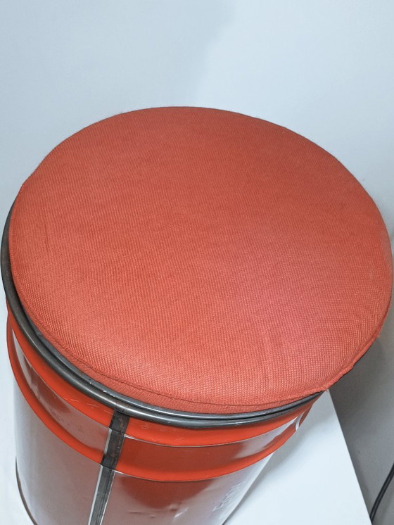 Image 1 of Original Coca-Cola barrel stool, Italy, 1980s