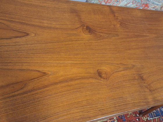 Teak Metamorphic Teak Dining / Coffee Table Johannes Andersen, Denmark, 1960s – Trioh, Dining tables, Wood (photo 19 of 21)
