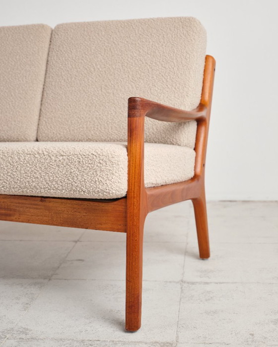 Zweisitzer-Sofa aus der Mitte des 20. Jahrhunderts, Serie Senator, Teakholz-Couch von Ole Wanscher (photo 11 of 23)