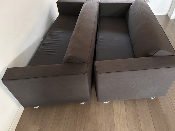 Image 1 of Design On Stock BLIZZ sofas: 2.5-seater and 3-seater Steelcut Tr