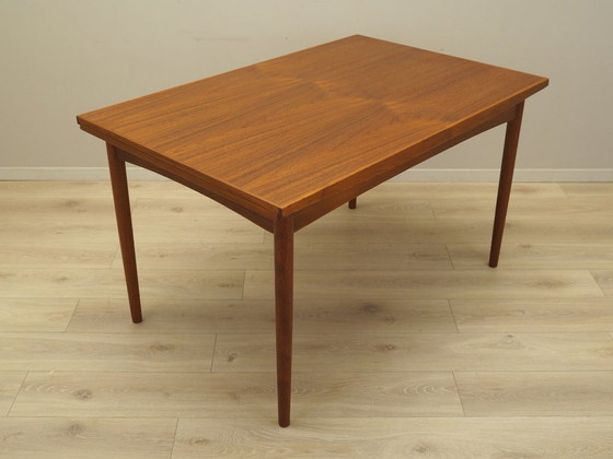 Image 1 of Table en teck, design danois, années 1960, fabriquée au Danemark