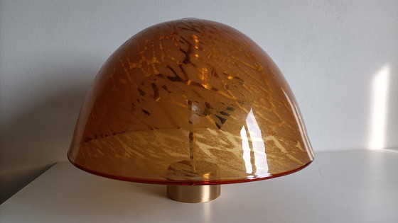 Image 1 of La Murrina branded pendant lamp in the shape of an amber cup with 5 lights