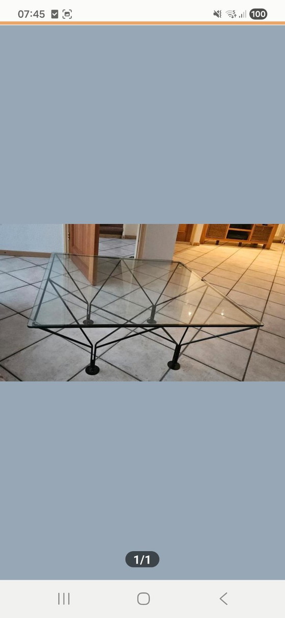 Image 1 of Design coffee table in the style of Paolo Piva (Alanda)