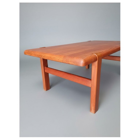 Image 1 of Niels Bach, table basse en teck massif, Danemark, années 1970