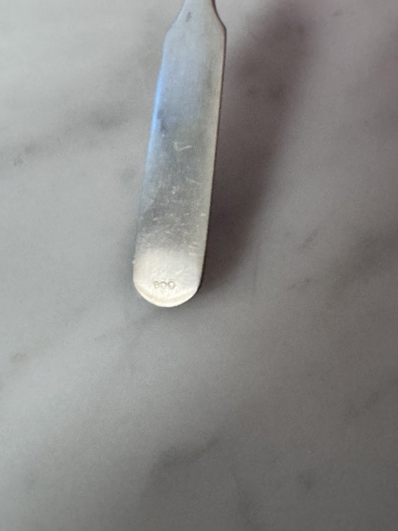 Image 1 of 2 Vintage 800 Silver Spoons – Baby Spoons – 43g