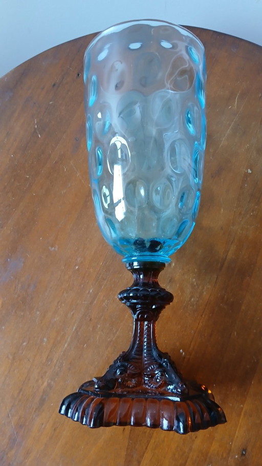 Antieke tweekleurige vaas – vazen, Glass