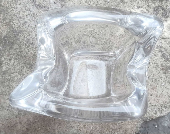 Image 1 of Crystal ashtray, 1970s, 12 cm wide