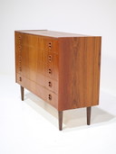 Wide chest of drawers vintage Danish teak