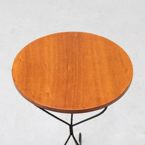 Bijzettafel Smeedijzer Frankrijk 60's – Wood (photo 6 of 8)
