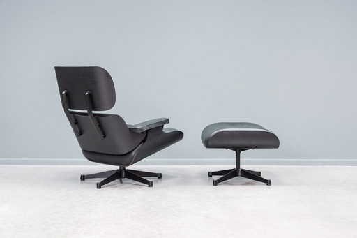 Eames loungestoel + voetenbank
