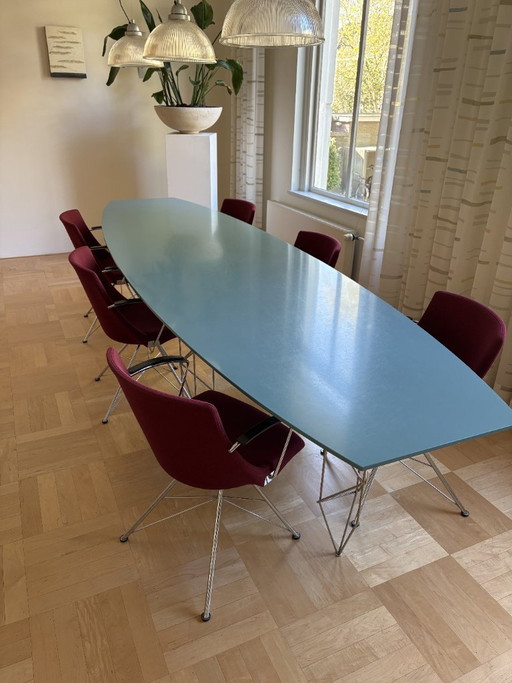 Beautiful blue designer table