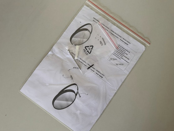 Runder Wandspiegel von Tchibo – Glas, Metall (photo 4 of 5)