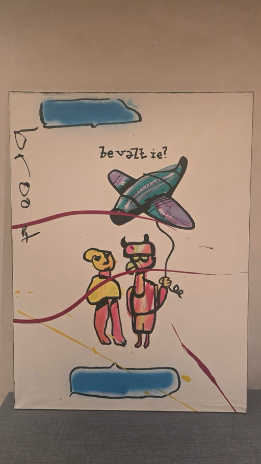 Tableau Herman Brood « Ça vous plaît ? »