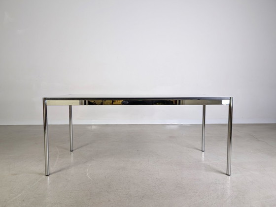Image 1 of 2x USM Haller tafel resin wit bureau BTW parelgrijs