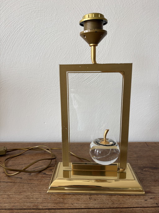 Lampada Le Dauphin Francia “la pomme” - Hollywood Regency