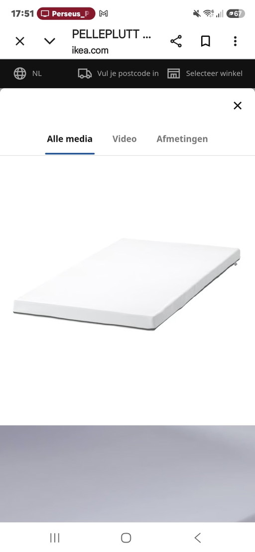 Kindermatras ikea Pelleplutt