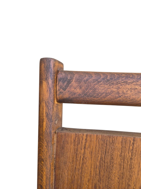 4 x Vintage Danish Thorsø Støle (T.S.M.) Dining Chair – Wood, Skai (photo 12 of 15)