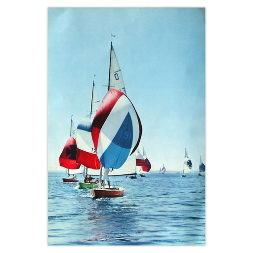 COLECTIVO - DRAEGER TOURISM Velas en Côtes d'Armor cartel 1960