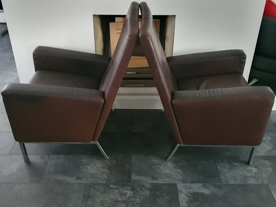 2 Poltrone Gelderland 6540 Design Jan De Bouvrie – Leather (photo 7 of 8)