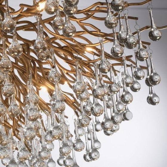 Image 1 of Ceiling Lamp Icicle Brass Large