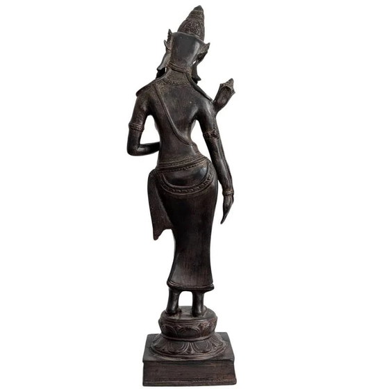 Tara – Khmer Revival bronzen beeldhouwkunst, 20e eeuw – kavel 128 (photo 5 of 10)