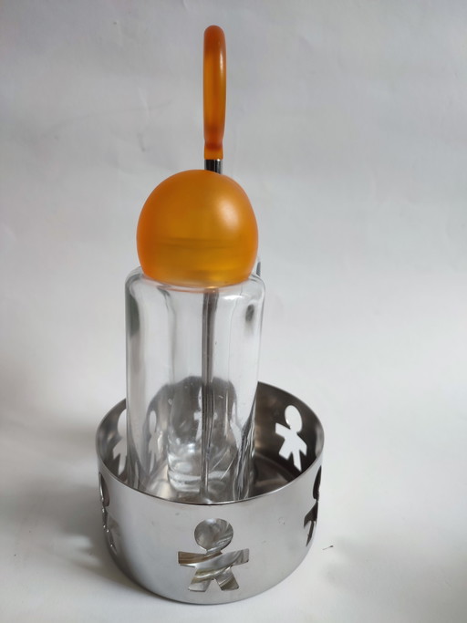 Alessi '80 Eighties Set Olio & Acetone Girotondo King Kong Gewürzset Orange Edelstahl Glas – tafelaccessoires (photo 2 of 9)