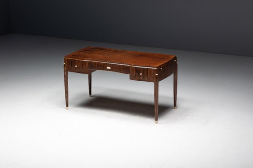 Art Deco Desk by Jules Leleu, France, 1920s