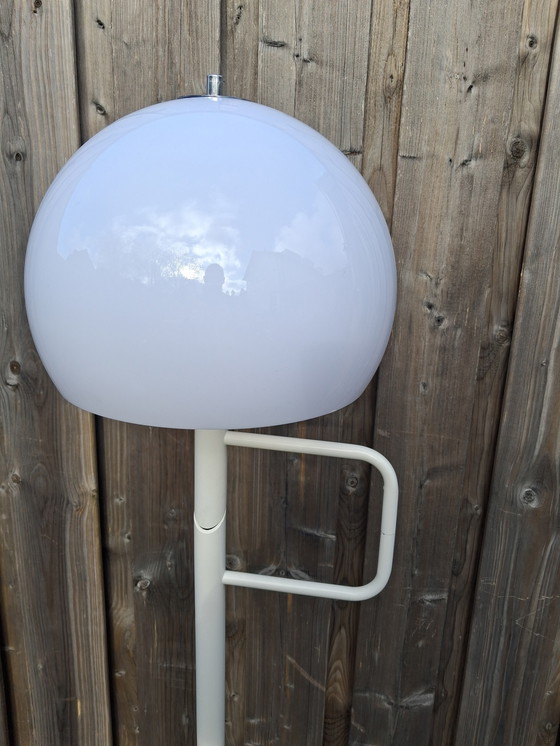 Image 1 of Vintage white Dijkstra mushroom floor lamp