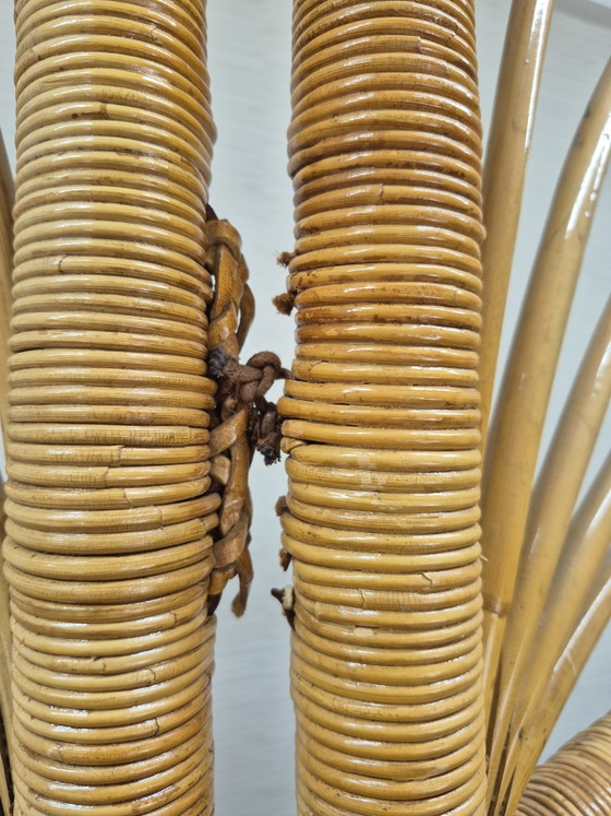 Vintage rattan with bamboo room screen/room divider. – Wicker (photo 3 of 11)