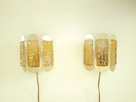 Image 1 of Lampade da parete vintage danesi di Vitrika