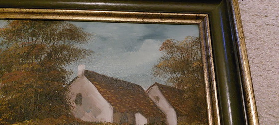 Image 1 of J. Kok Landschaft mit 2 Häusern