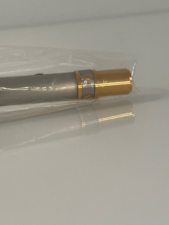 Image 1 of Penna a sfera Cartier Must Santos – Nuova, in platino, completa
