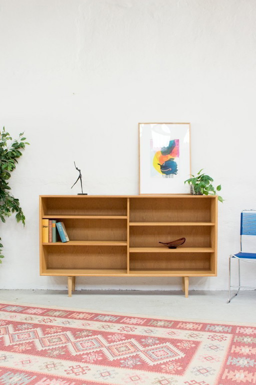 WK Möbel highboard bookcase vintage oak