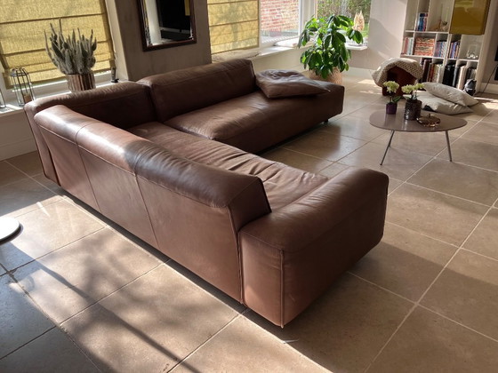 Image 1 of Canapé d'angle Rolf Benz Mio, cuir marron