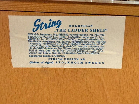 Image 1 of Commode en teck de Kajsa & Nils Nisse Strinning for String, années 1960