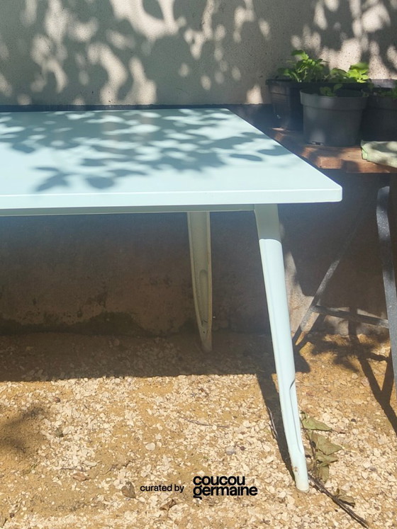 Image 1 of Table acier laqué Sklum, style industriel (années 2020)