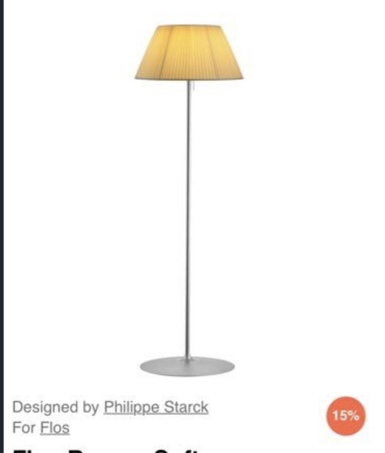 Image 1 of Lampadaire Roméo designed by Starck 1998