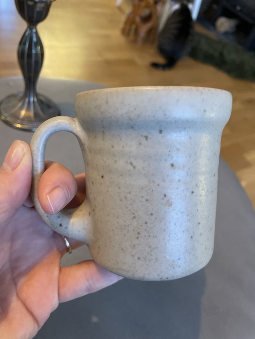 Vintage Mobach beker met oor