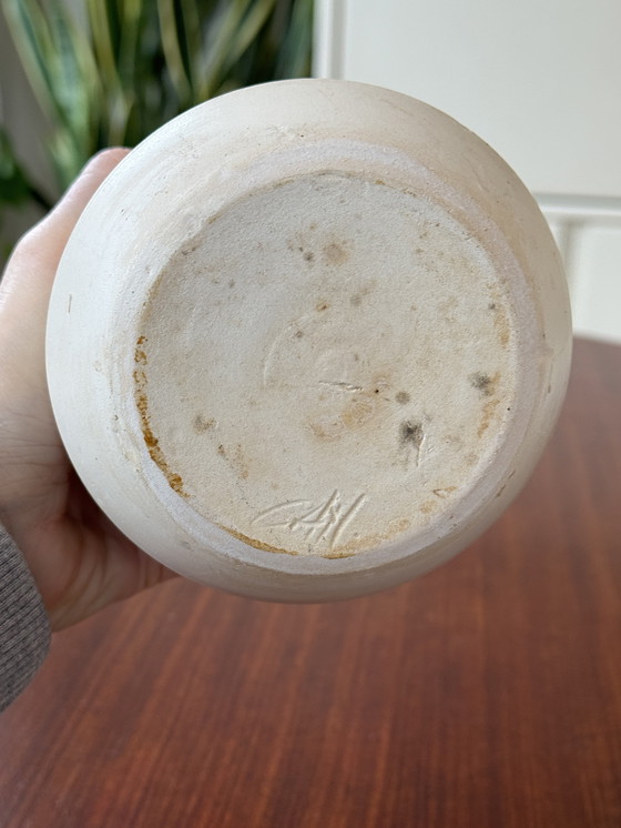 Image 1 of Corry Ammerlaan vase with dancing figures – handmade ceramics