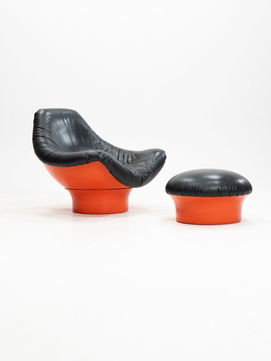 Image 1 of Rodica Sessel von Mario Brunu für Comfort, Italien, 1960er, 2er Set