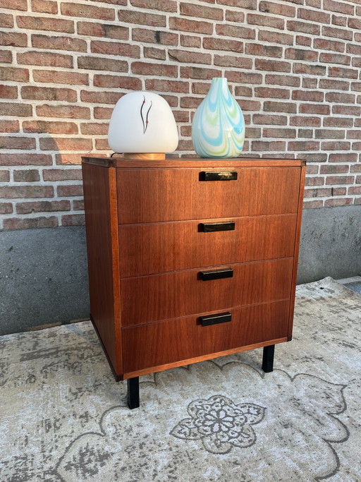 Vintage Made to Measure ladenkast met 4 laden door Cees Braakman voor Pastoe,